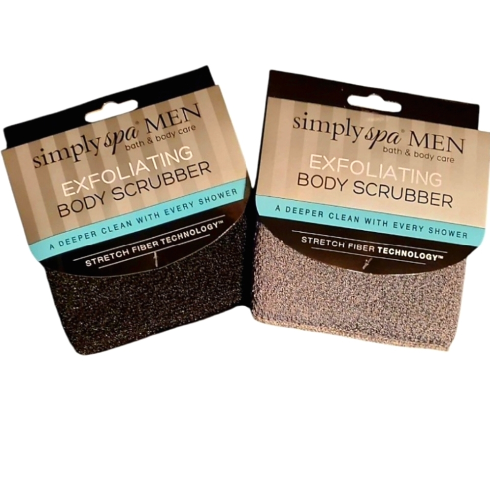 Simply Spa Exfoliating Body Scrubber Set